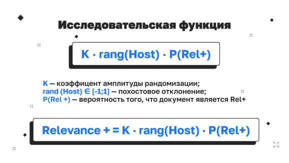 Формула отбора сайтов