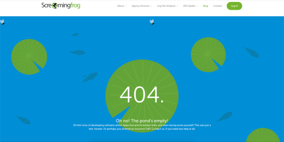 404 Screaming Frog SEO Spider