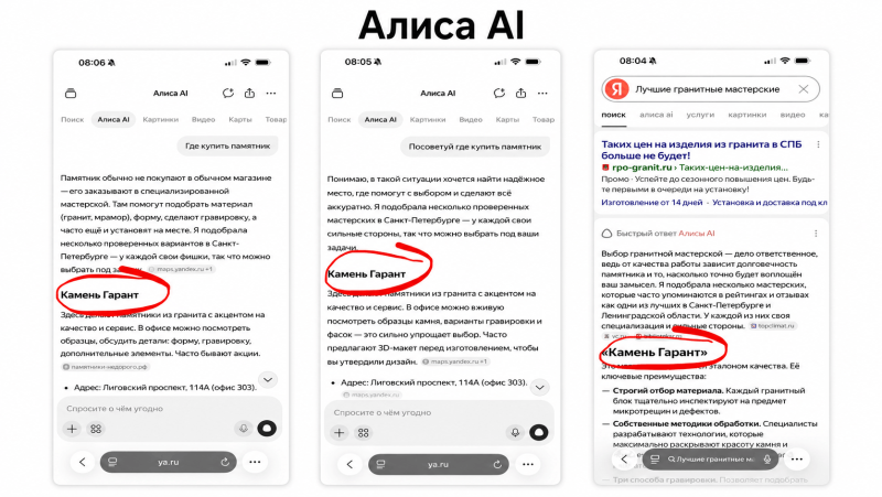 Результаты GEO продвижения в&nbsp;Алисе
