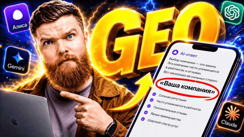 Как заставить нейросети рекомендовать ваш бизнес: показываю GEO на практике