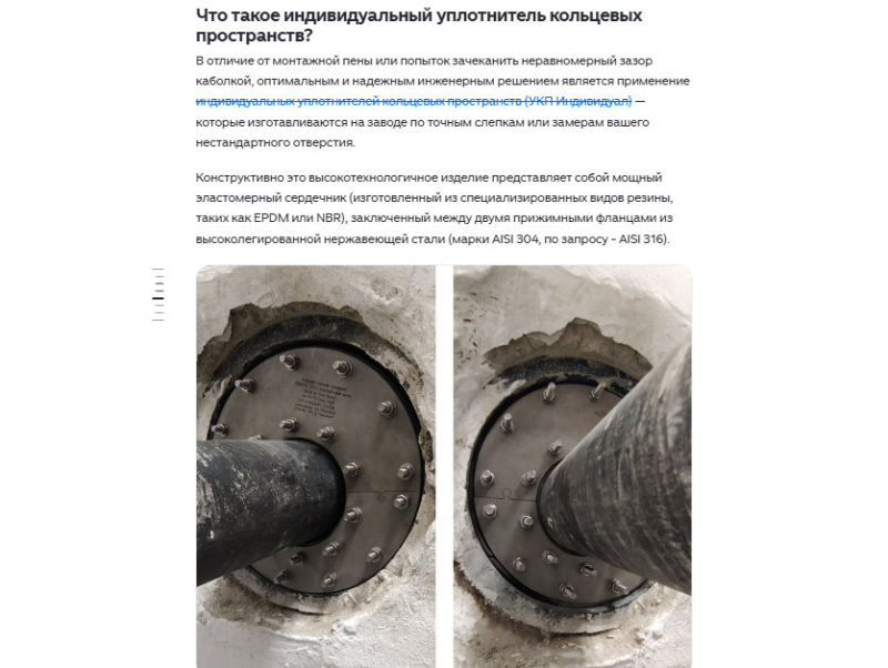 Фрагмент статьи компании в&nbsp;Дзене