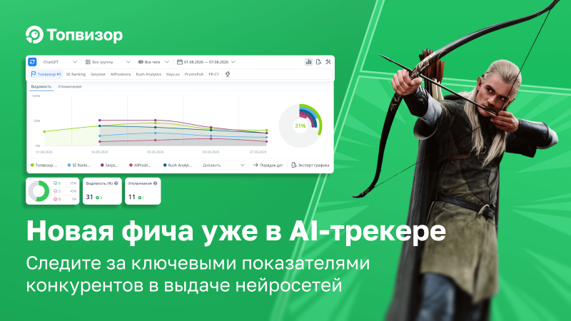 Добавляйте конкурентов в AI-трекер