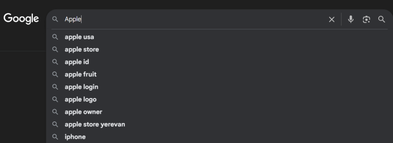 Cущности Apple