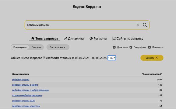 Базовая частотность