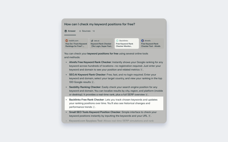 Google Keyword Rank Checker от Backlinko