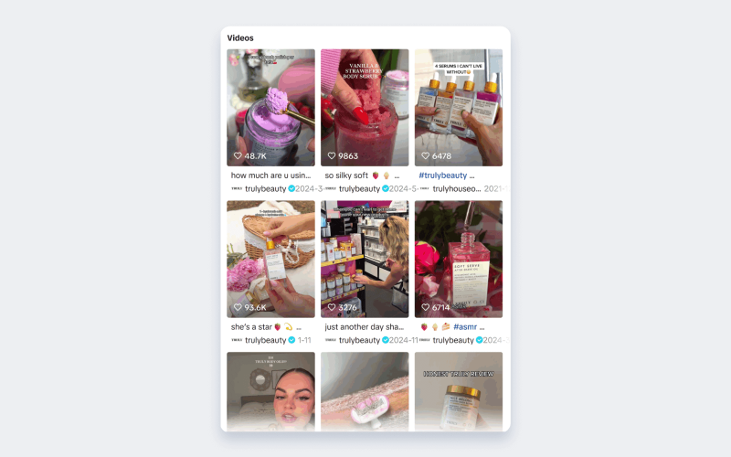 Truly Beauty в TikTok