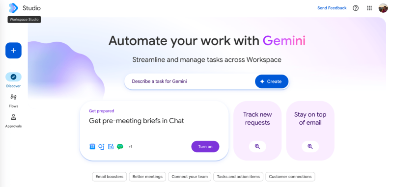 Gemini в&nbsp;Google Studio