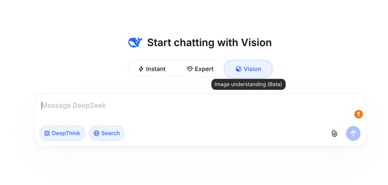 Последний режим — Vision. Он позволяет загружать картинки и распознавать текст на них