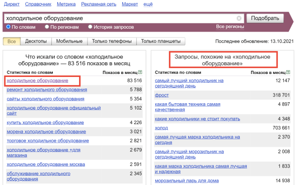 Запросы, которые искали с запросом из правой колонки и похожие запросы