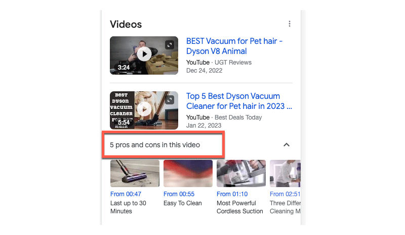 google-video-results-pros-cons