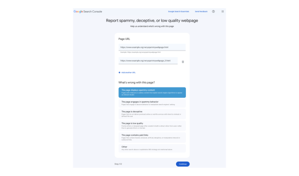 search-quality-feedback-report