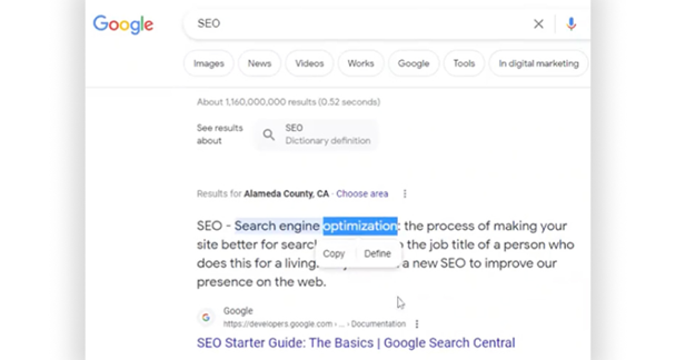google-featured-snippet-define-click
