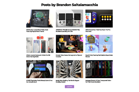 Страница Retrododo