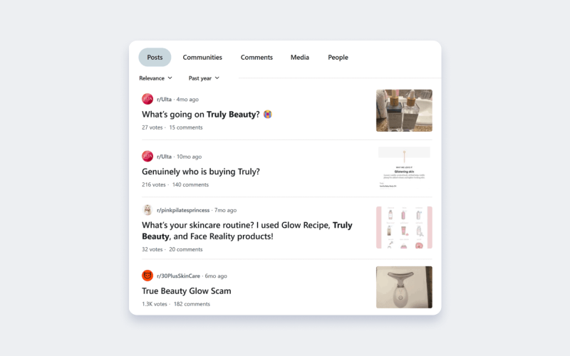 Truly Beauty на Reddit