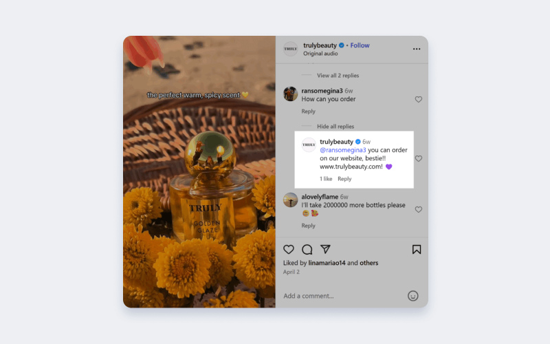 Комментарии в соцсети
