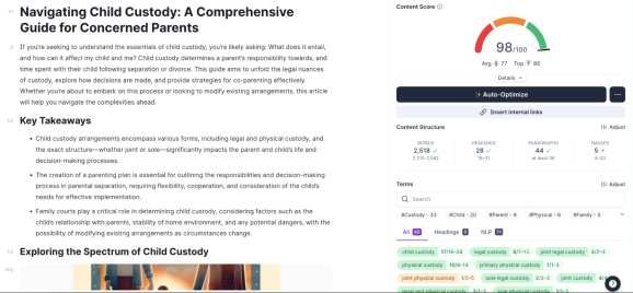Написание текста с Surfer